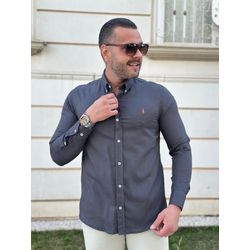 Camisa Manga Longa PRL Chumbo - 43067 - RP IMPORTS