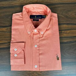 Camisa Manga Longa PRL salmão - 43071 - DROPA AQUI