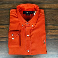 Camisa Manga Longa PRL Laranja - 43072 - DROPA AQUI