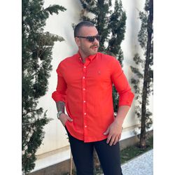 Camisa Manga Longa PRL Laranja - 43080 - RP IMPORTS