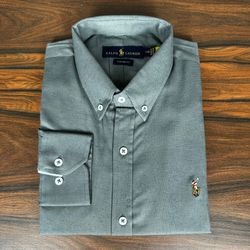 Camisa Manga Longa PRL Chumbo - 43084 - DROPA AQUI