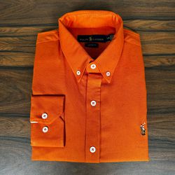 Camisa Manga Longa PRL Laranja - 43087 - DROPA AQUI