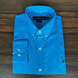 Camisa Manga Longa PRL Azul - 43093 - DROPA AQUI