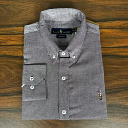 Camisa Manga Longa PRL Roxo - 43094 - DROPA AQUI