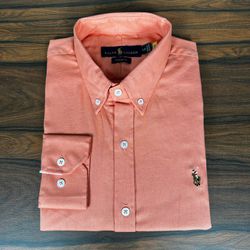 Camisa Manga Longa PRL Salmão - 43095 - DROPA AQUI
