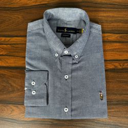 Camisa Manga Longa PRL Azul - 43097 - DROPA AQUI