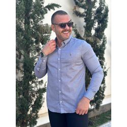 Camisa Manga Longa PRL Azul - 43097 - DROPA AQUI