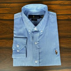 Camisa Manga Longa PRL Azul - 43100 - DROPA AQUI