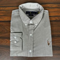 Camisa Manga Longa PRL Bege - 43101 - DROPA AQUI