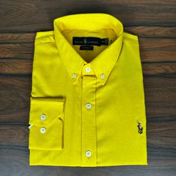 Camisa Manga Longa PRL Amarelo - 43102 - DROPA AQUI