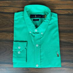 Camisa Manga Longa PRL Verde - 43104 - DROPA AQUI