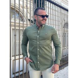 Camisa Manga Longa PRL Verde - 43106 - LOJA VIPIX