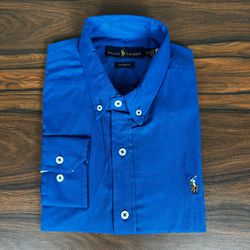 Camisa Manga Longa PRL Azul - 43107 - DROPA AQUI