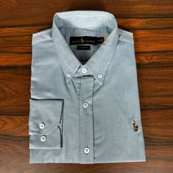 Camisa Manga Longa PRL Azul - 43108 - DROPA AQUI