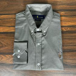 Camisa Manga Longa PRL Marrom - 43110 - DROPA AQUI