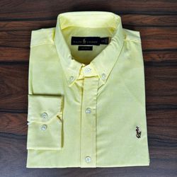 Camisa Manga Longa PRL Amarelo - 43112 - DROPA AQUI