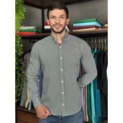 Camisa Manga Longa PRL Xadrez Preto - 43158 - DROPA AQUI