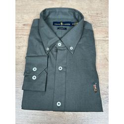 Camisa Manga Longa PRL Chumbo. - 43170. - DROPA AQUI