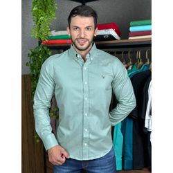 Camisa Manga Longa PRL Verde. - 43189 - DROPA AQUI