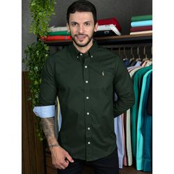 Camisa Manga Longa PRL Verde. - 43214 - RP IMPORTS