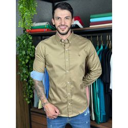Camisa Manga Longa PRL Dourada. - 43246 - VITRINE SHOPS