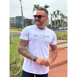 Camiseta TH Branco ⭐ - A-4330 - VITRINE SHOPS