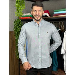 Camisa Manga Longa PRL Azul - 43347 - VITRINE SHOPS