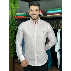 Camisa Manga Longa PRL Rosa - 43350 - LOJA VIPIX