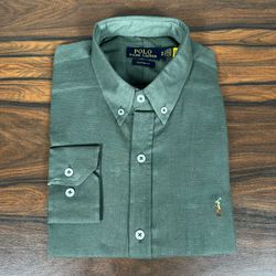 Camisa Manga Longa PRL Verde - 43351 - LOJA VIPIX