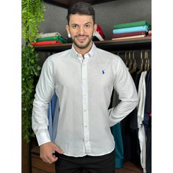 Camisa Manga Longa PRL Branco - 43353 - LOJA VIPIX
