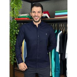 Camisa Manga Longa PRL Azul - 43355 - VITRINE SHOPS