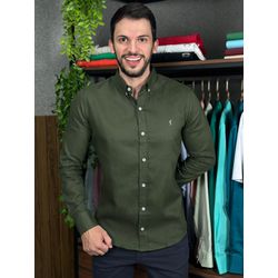 Camisa Manga Longa PRL Verde - 43359 - VITRINE SHOPS