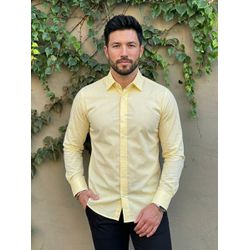 Camisa Manga Longa CK Amarelo? - 43361 - VITRINE SHOPS