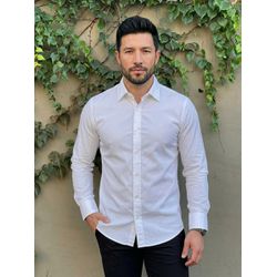 Camisa Manga Longa CK Branco? - 43365 - VITRINE SHOPS