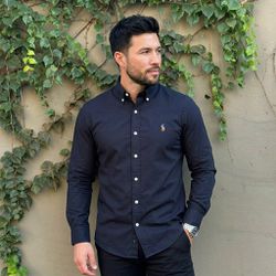 Camisa Manga Longa PRL azul marinho? - 43380 - VITRINE SHOPS