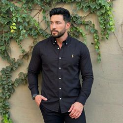 Camisa Manga Longa PRL Preto? - 43382 - VITRINE SHOPS