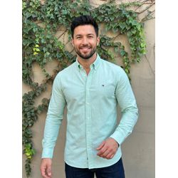 Camisa Manga Longa TH Verde - 43386 - VITRINE SHOPS