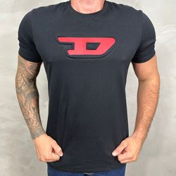 Camiseta Diesel Preto - A-4345 - DROPA AQUI