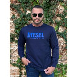 Blusa Moletom Diesel Azul - 4464 - DROPA AQUI