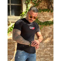 Camiseta Diesel Preto. - C-4616 - RP IMPORTS