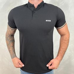 Polo HB Preto - A-4638 - DROPA AQUI