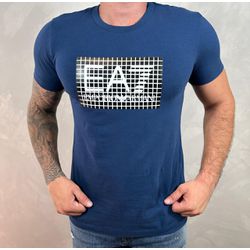 Camiseta Armani Azul - C-4658 - DROPA AQUI