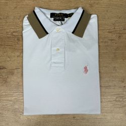 Polo PRL Branco ⭐ - B-4679 - DROPA AQUI