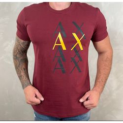 Camiseta Armani Vinho - C-4704 - DROPA AQUI