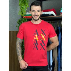 Camiseta Armani Vermelho.⭐ - C-4707 - DROPA AQUI