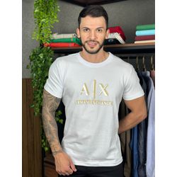 Camiseta Armani Branco.⭐ - C-4709 - DROPA AQUI