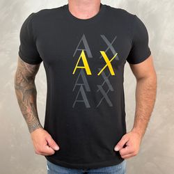 Camiseta Armani Preto - C-4708 - DROPA AQUI