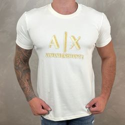 Camiseta Armani Creme - C-4712 - DROPA AQUI