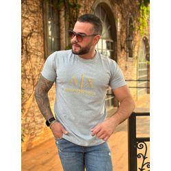 Camiseta Armani Cinza⭐ - C-4713 - VITRINE SHOPS