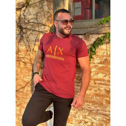 Camiseta Armani Vinho⭐ - C-4714 - DROPA AQUI